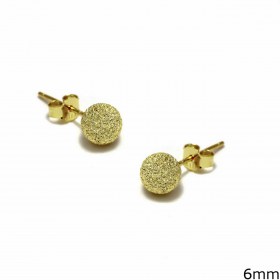 silver-texture-ball-earrings-6mm-enlarge7